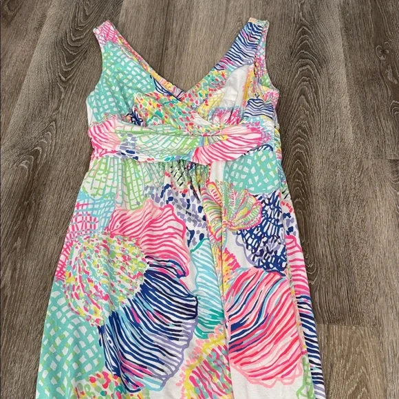 Lilly Pulitzer Sloane Maxi dress sleeveless Roar Of The Sea Size medium M - Picture 4 of 8